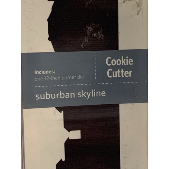 QuicKutz Die Suburban Skyline Border Die Cookie Cutter Emboss - Picture 3 of 16